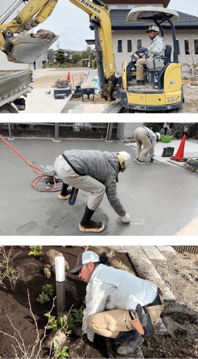 造園・外構職人の仕事について